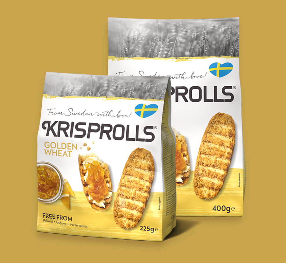 Krisprolls Golden Wheat