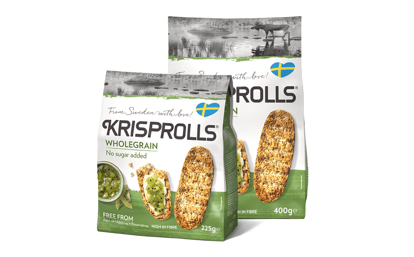 Home delivery of Krisprolls Swedish wholemeal toast 435g
