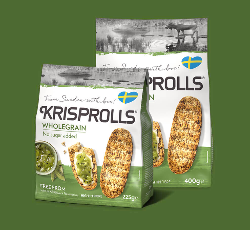 Krisprolls Wholegrain No sugar added